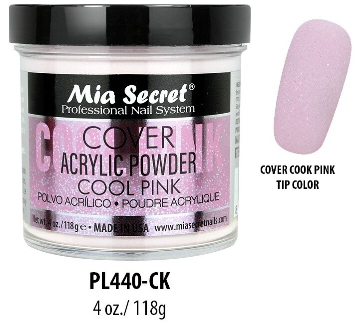 Mia Secret Professional Nail Cover COOL PINK Acrylic Powder – Choose Size