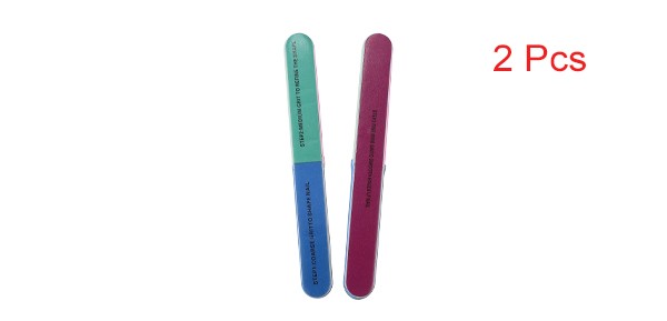 Pieces of 2 7 Sided Nail File Buffer Nail Sanding Block Filer Board Colorful