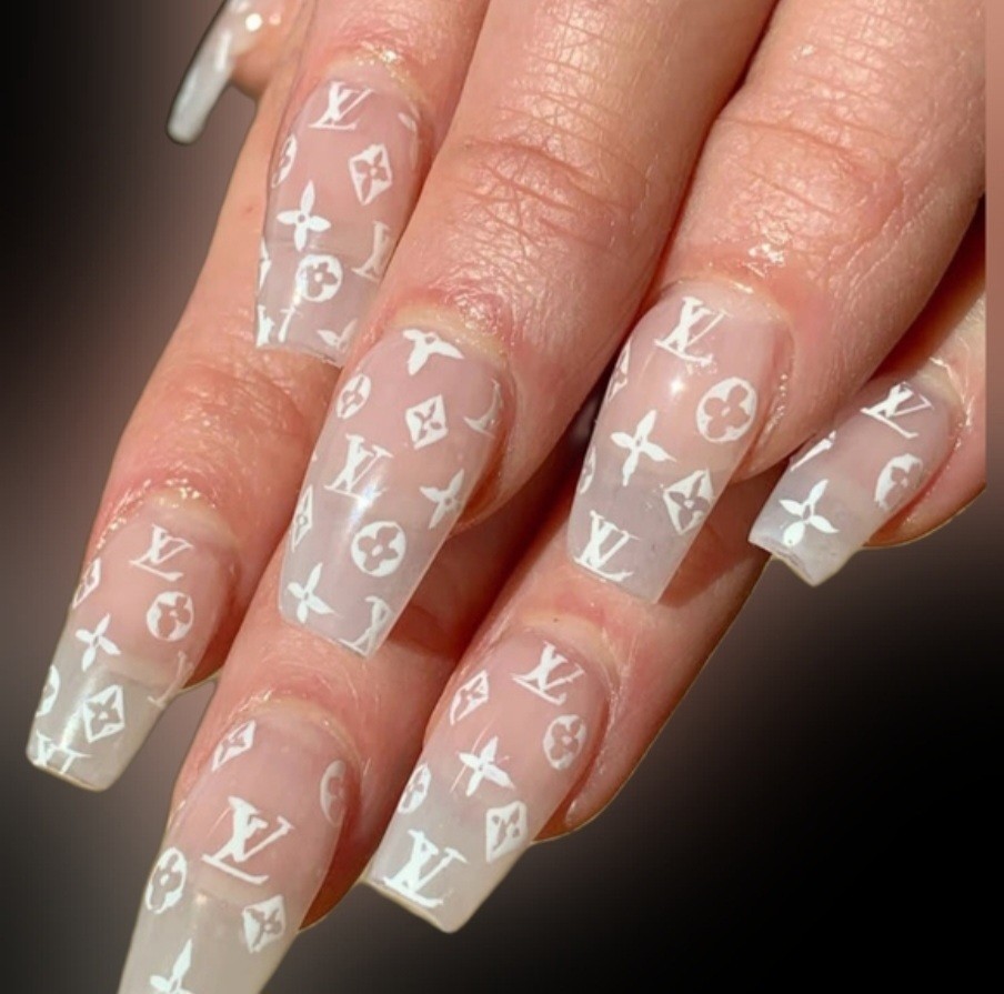 NWT NAIL ART DESIGN SELF-SEAL STICKERS SOLID BLACK & WHITE N°26!