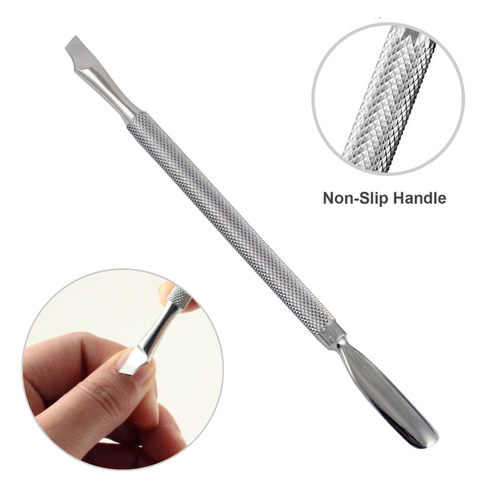 CUTICLE NIPPER PUSHER INGROWN TOENAIL LIFTER PEDICURE NAIL CARE TOOLS (5 PC)