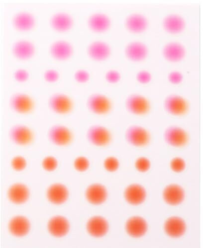 Impressed 5 Sheet Multicolored Gradient Y2K Nail Stickers – Easy DIY Aura