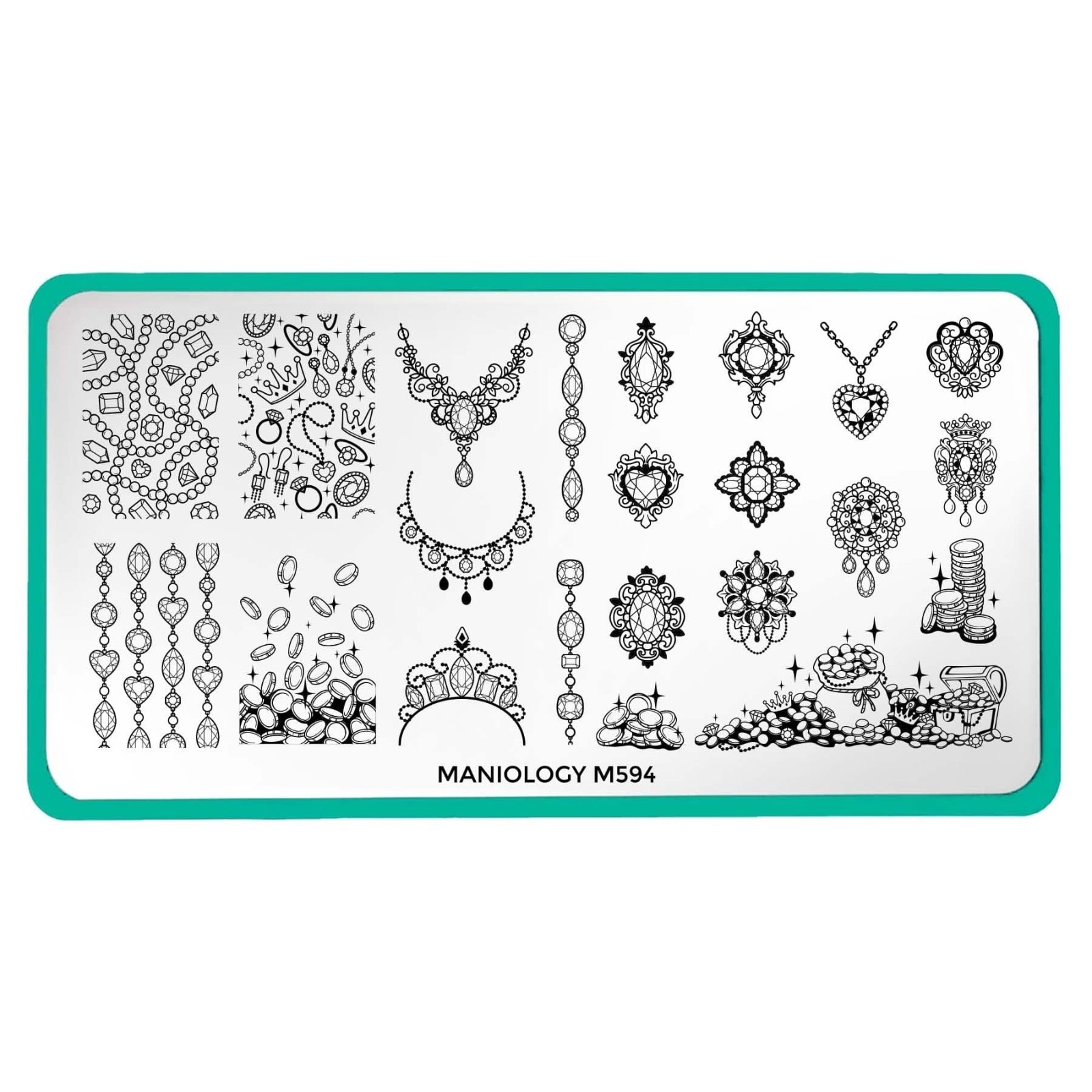 M594 Maniology Nail Stamping Plate