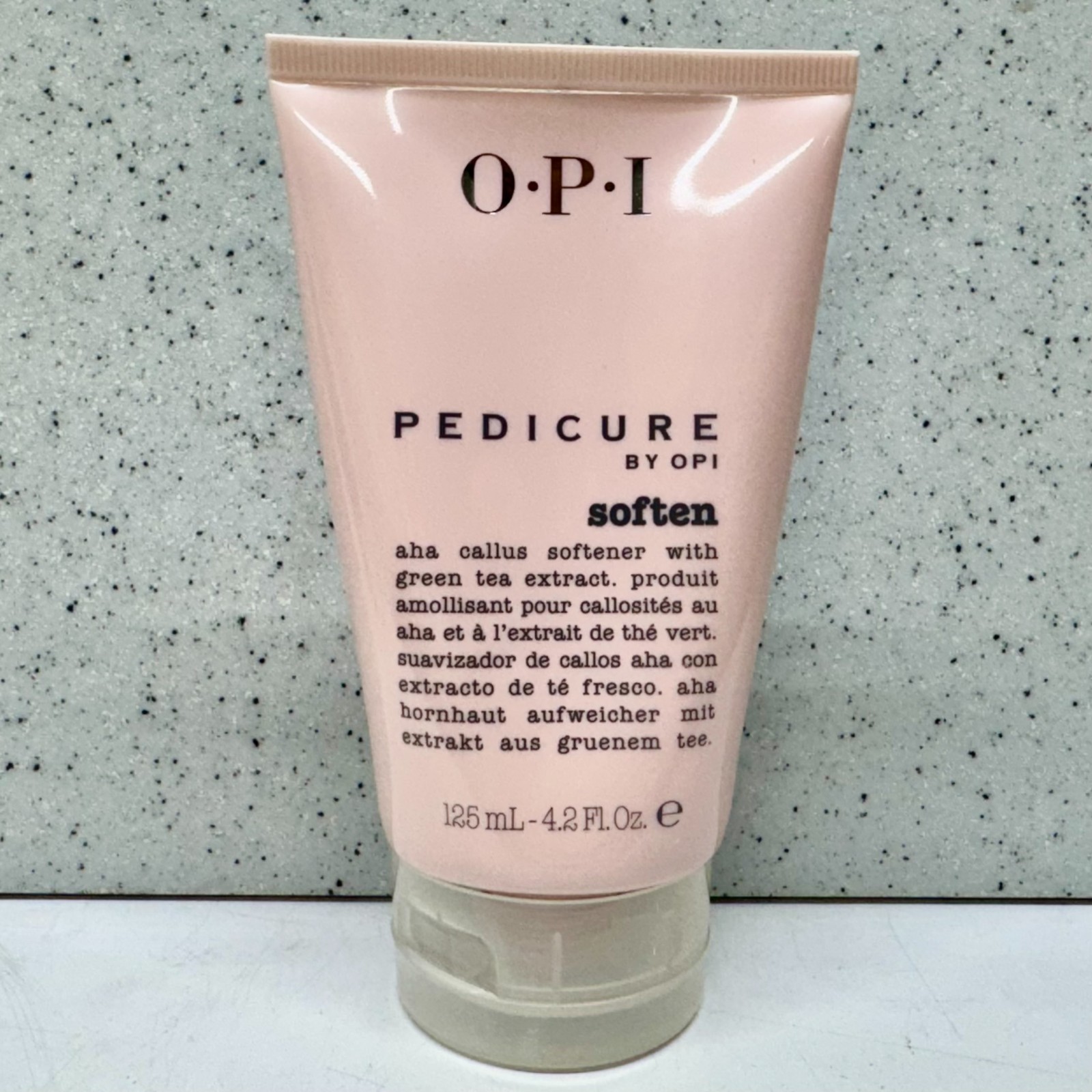 NEW OPI Pedicure Scrub/Soften Callus Softener 125 mL-4.2 Fl. Oz.