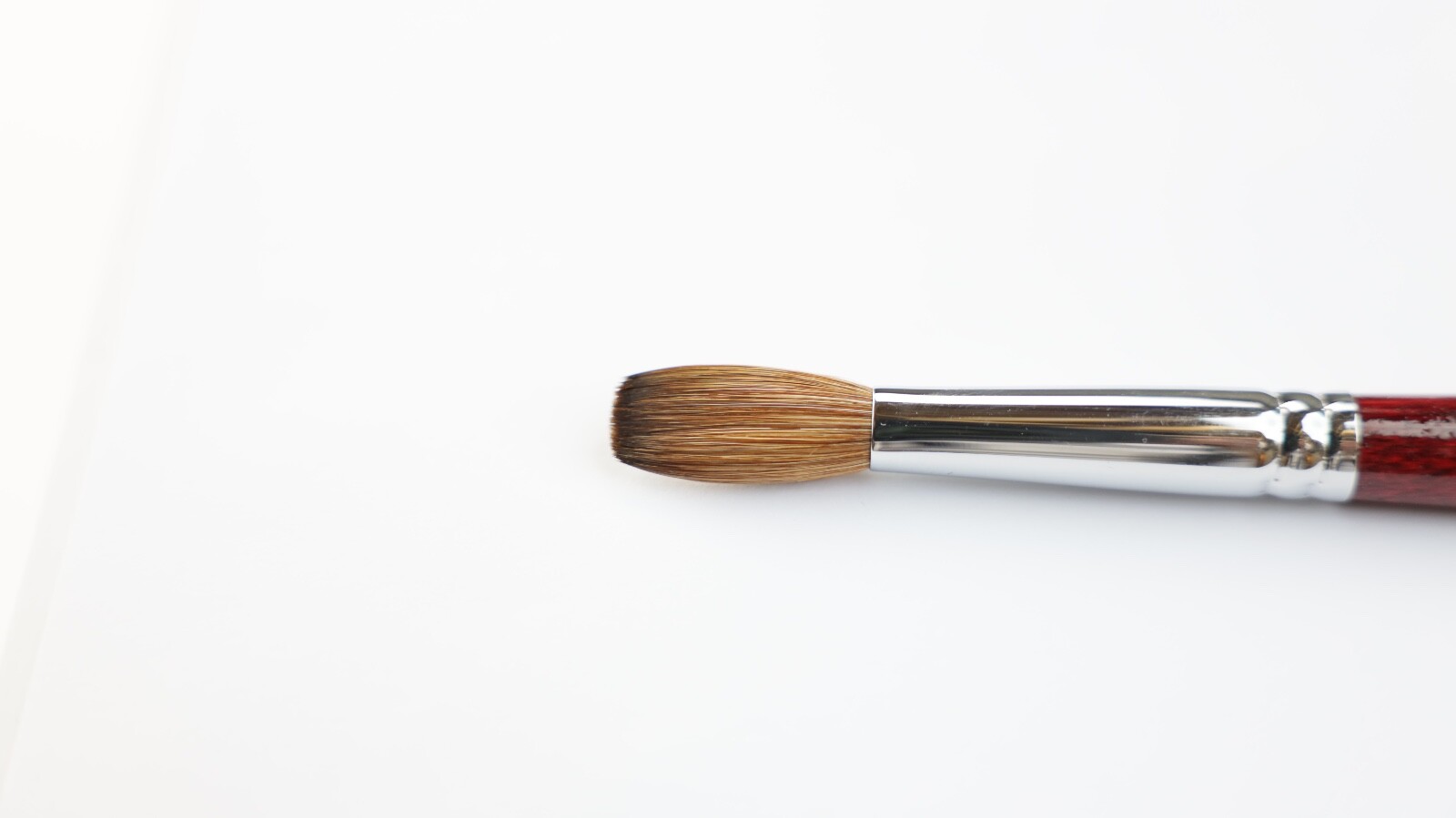 Authentic Unailbeauty 100% Kolinsky Acrylic Nail Brush Round Wood Handle Size#18