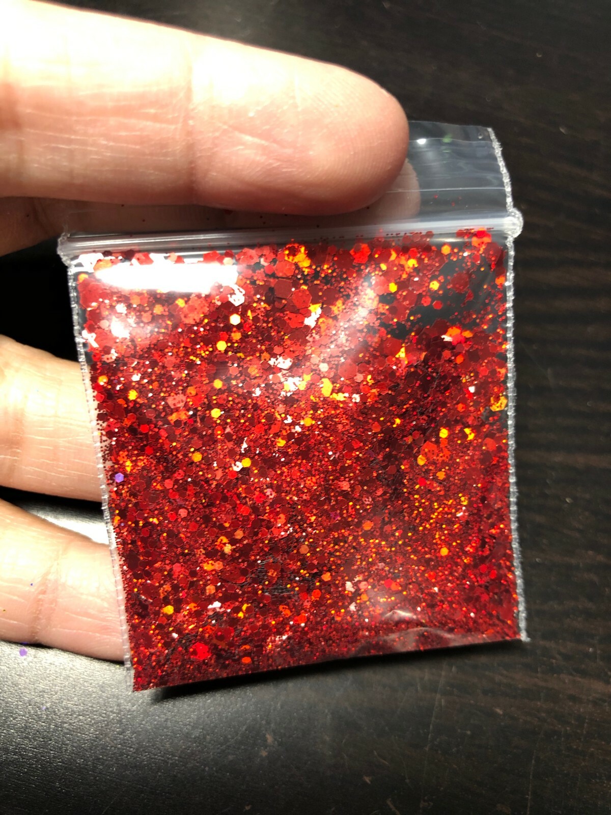 Holographic Glitter Hexagon Mix 0.4MM, 1MM, 2MM pink blue Nail Art US seller