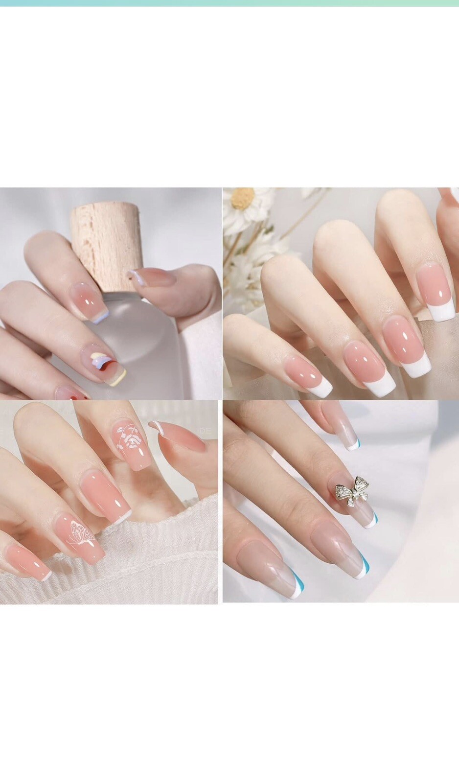 3pcs/set Clear Jelly Silicone Nail Art Stamper Scraper DIY Nail Art Stamper Tool