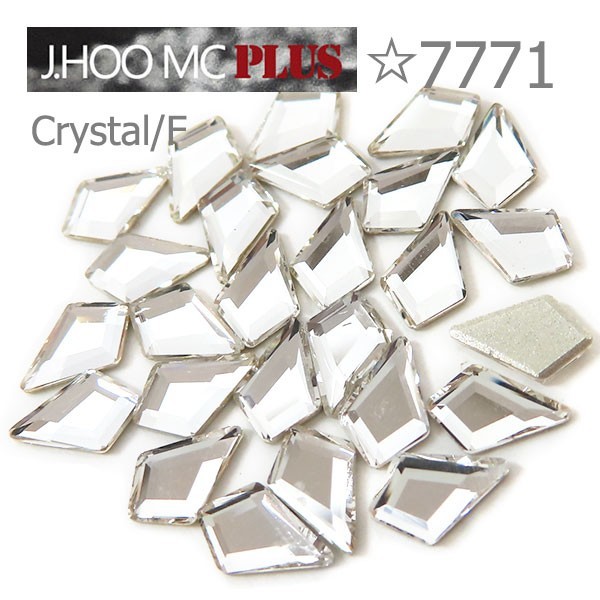 J.HOO Crystal 7771 Kite Flat Back Rhinestones 6.4×4.2mm Nail Art (10pcs)