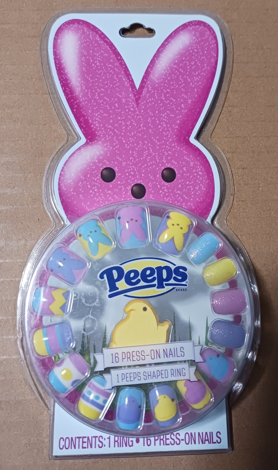 New PEEPS Easter Chick Nails & NOIR Earrings