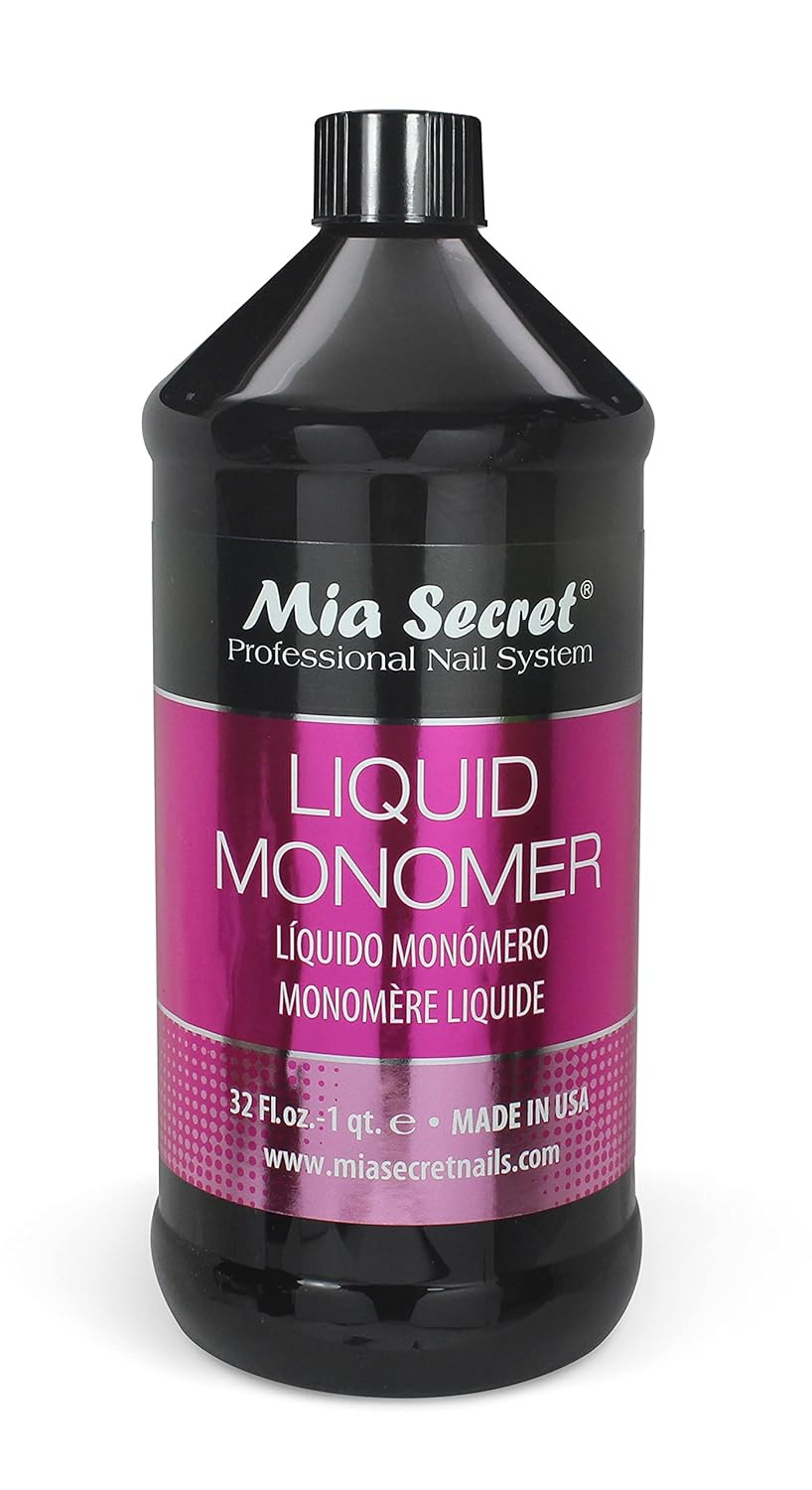32 Oz Liquid Monomer – Professional Acrylic Nail Liquid for Acrylic Powder – EM
