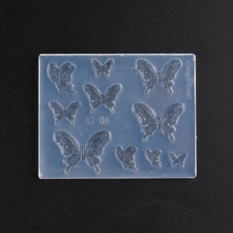 3d Molde De Silicona Mariposas