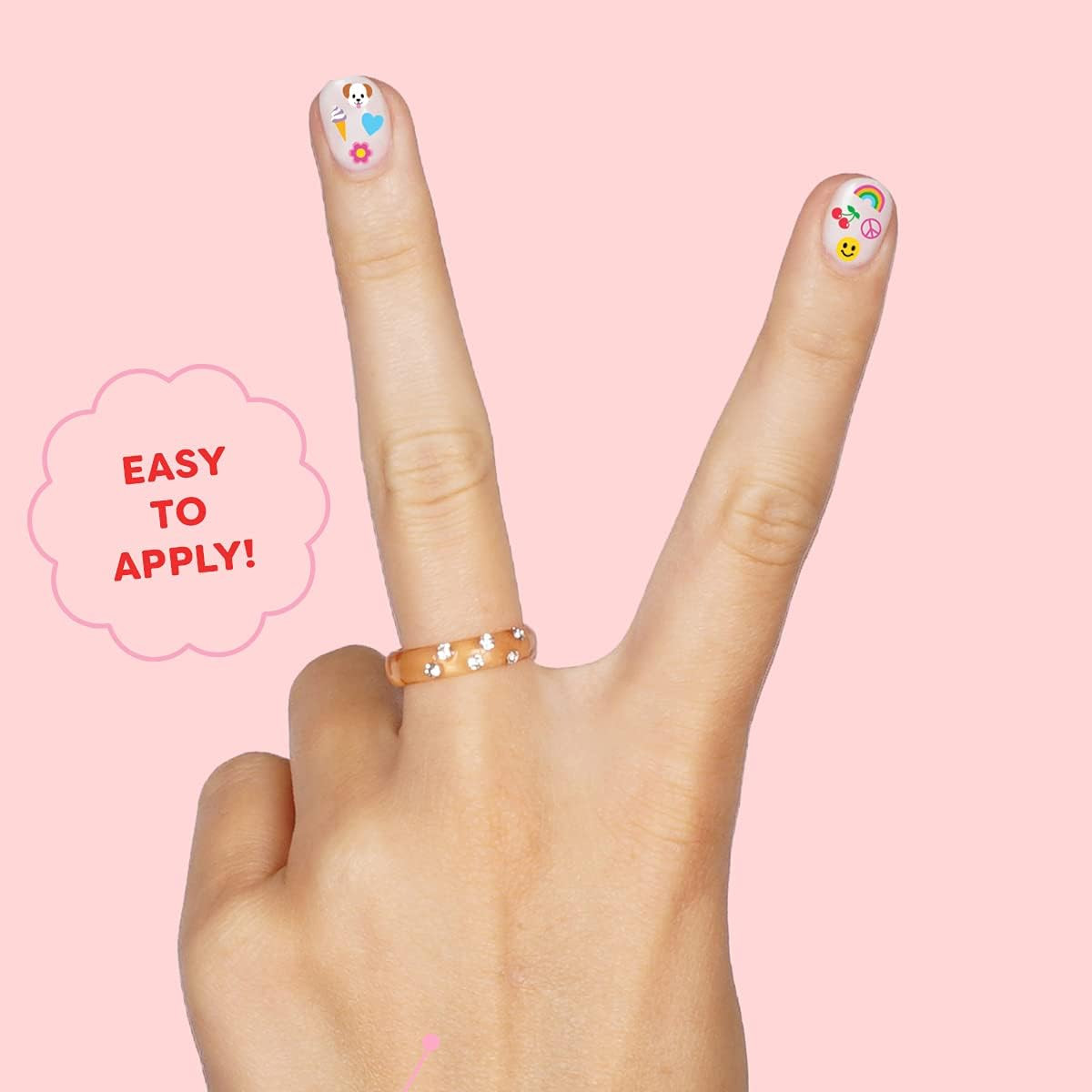 Kids Nail Stickers – 816 Decals | Birthday Girl Party Favors, DIY Home Activity,