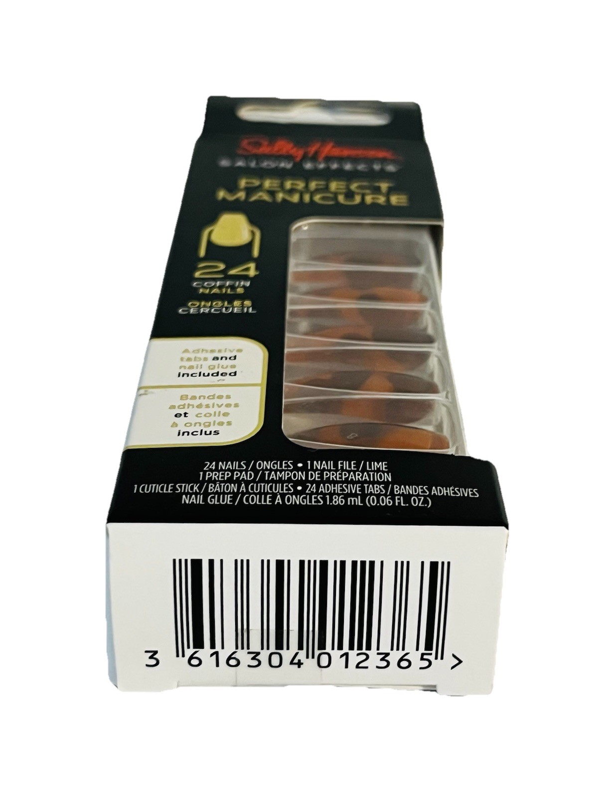 Sally Hansen Salon Effects Perfect Manicure Medium Coffin 2 Pack Assorted Set