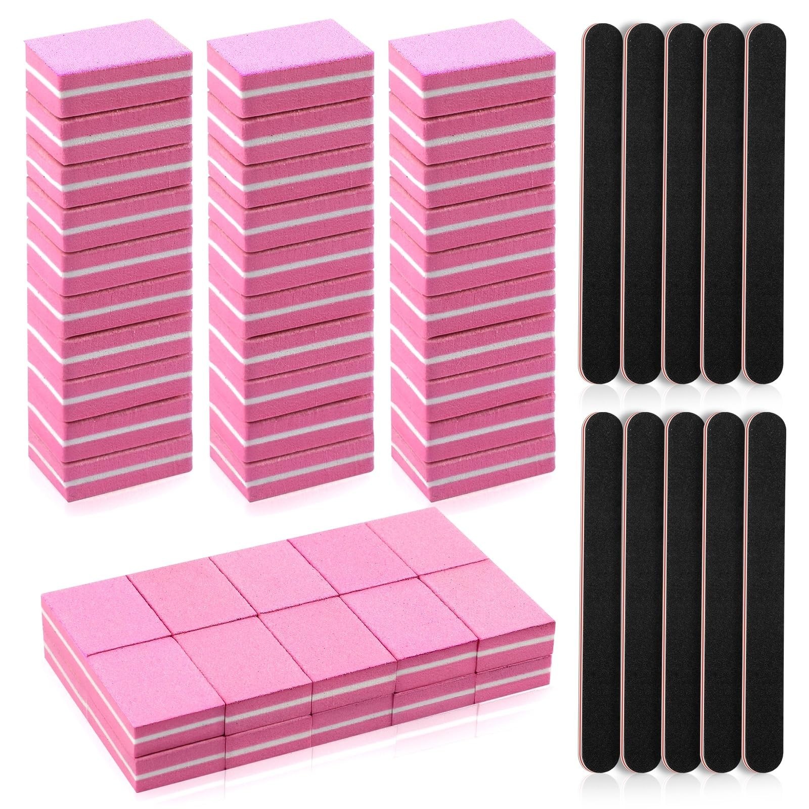 60 Pack Nail Buffers, Mini Buffer Block Nail File, Nail Buffer Block, Nail Fi…