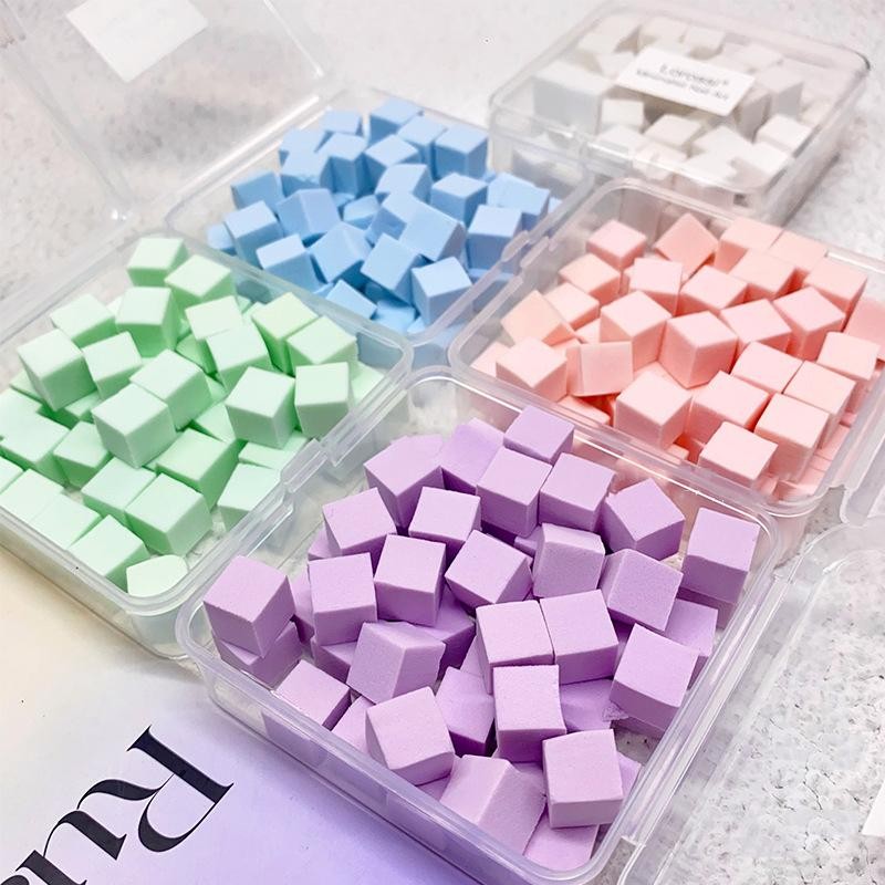 50pcs Nail Sponges Manicure Sponges Soft Nail Art Small Sponges Manicure DIY