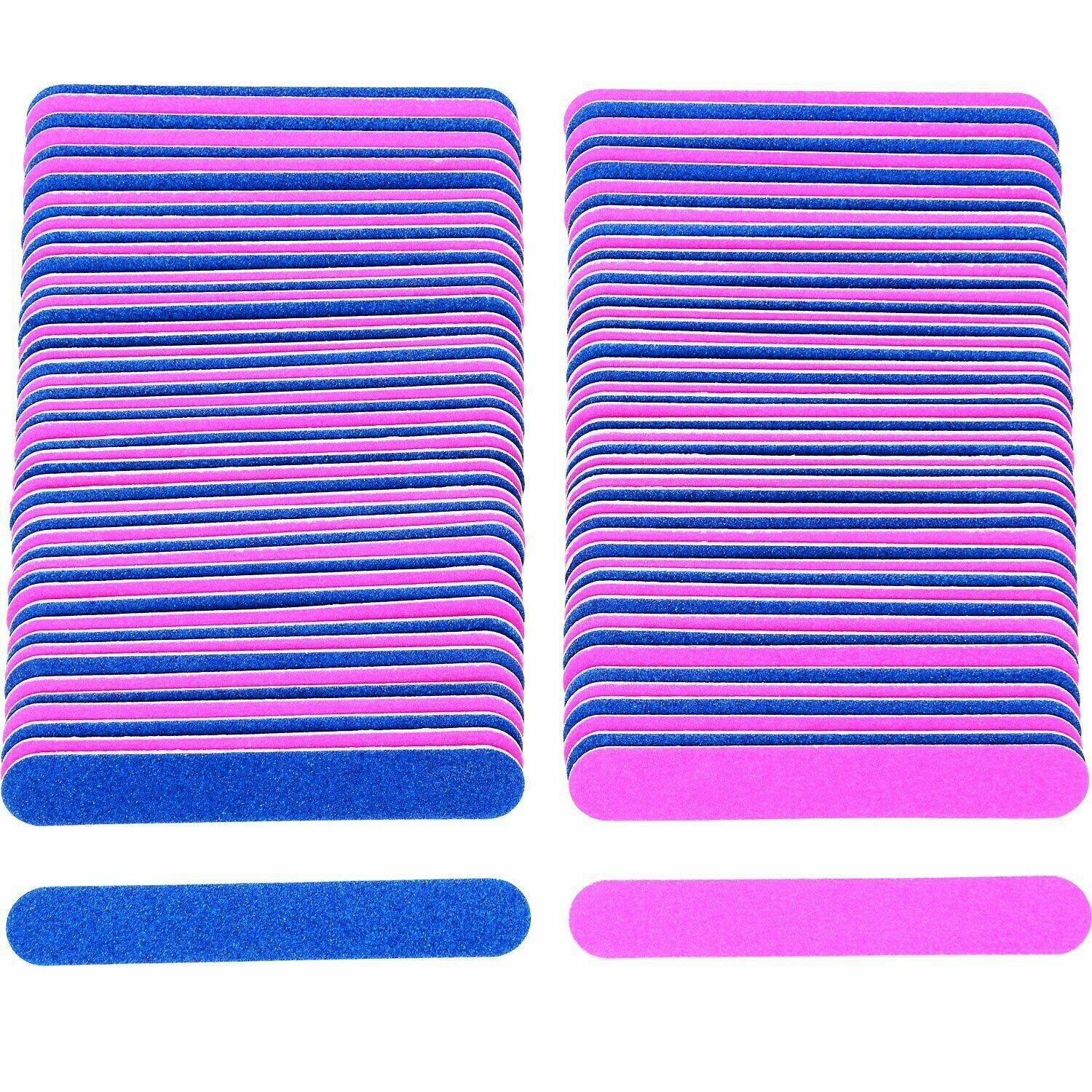 10PC Mini Nail Files Disposable Double Sided Manicure Tools Grit 2inch 100/240