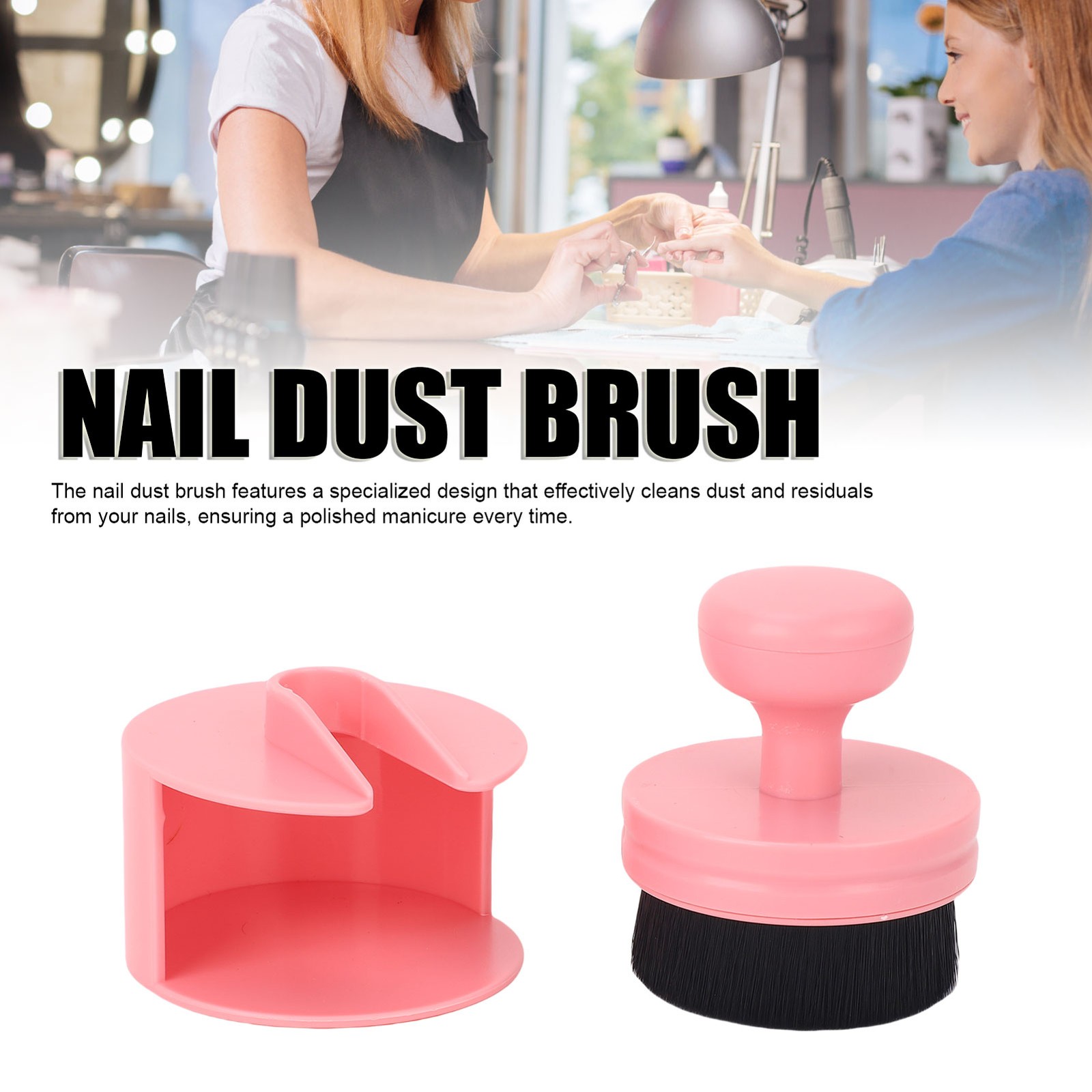Nail Art Dust Brush Large Flat Head For Professional Use Excellent