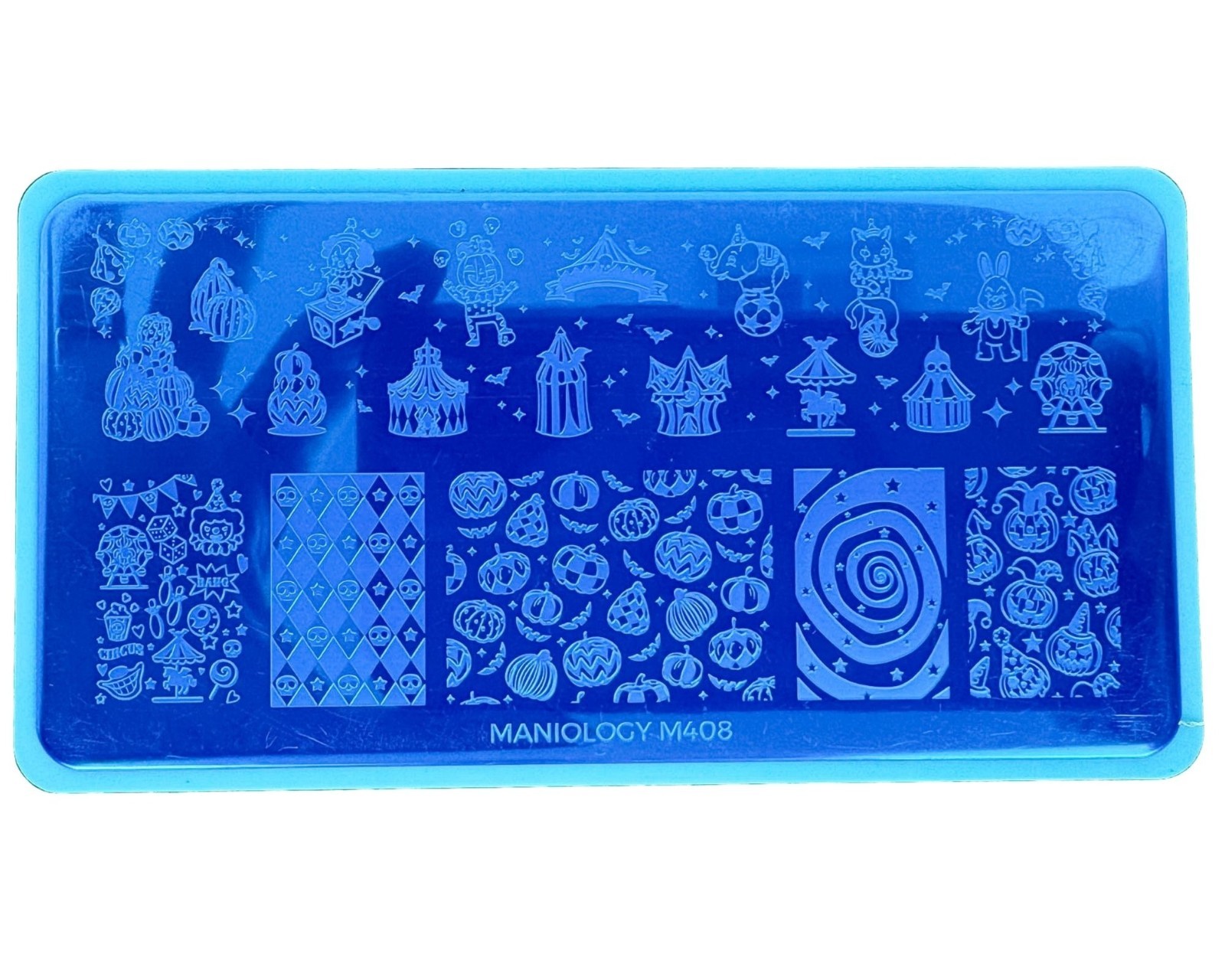MANIOLOGY HALLOWEEN M408 NAIL STAMPING PLATE