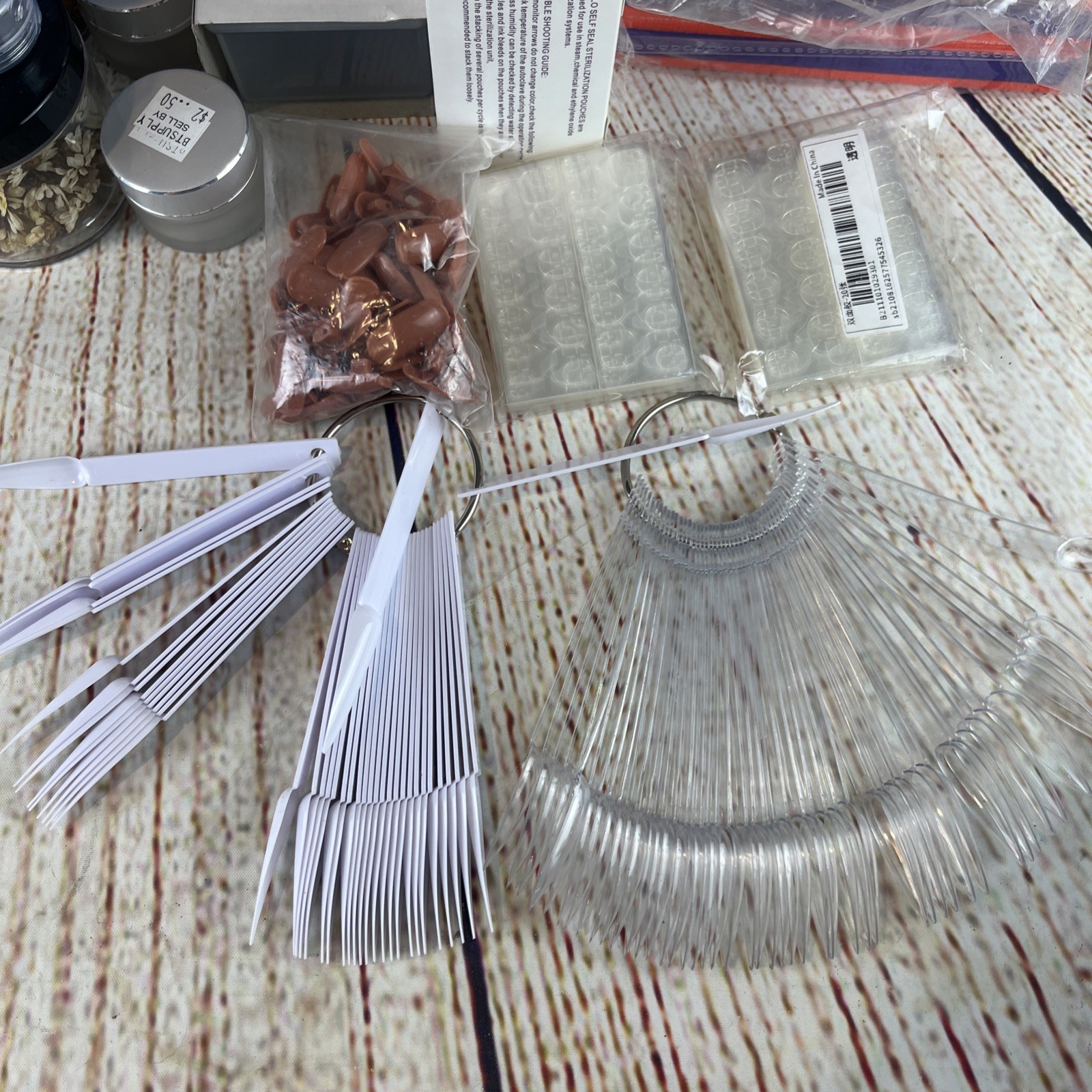 False Nail Tech Supplies Salon Liquidation Lot Technician File Buff Tool 10lb