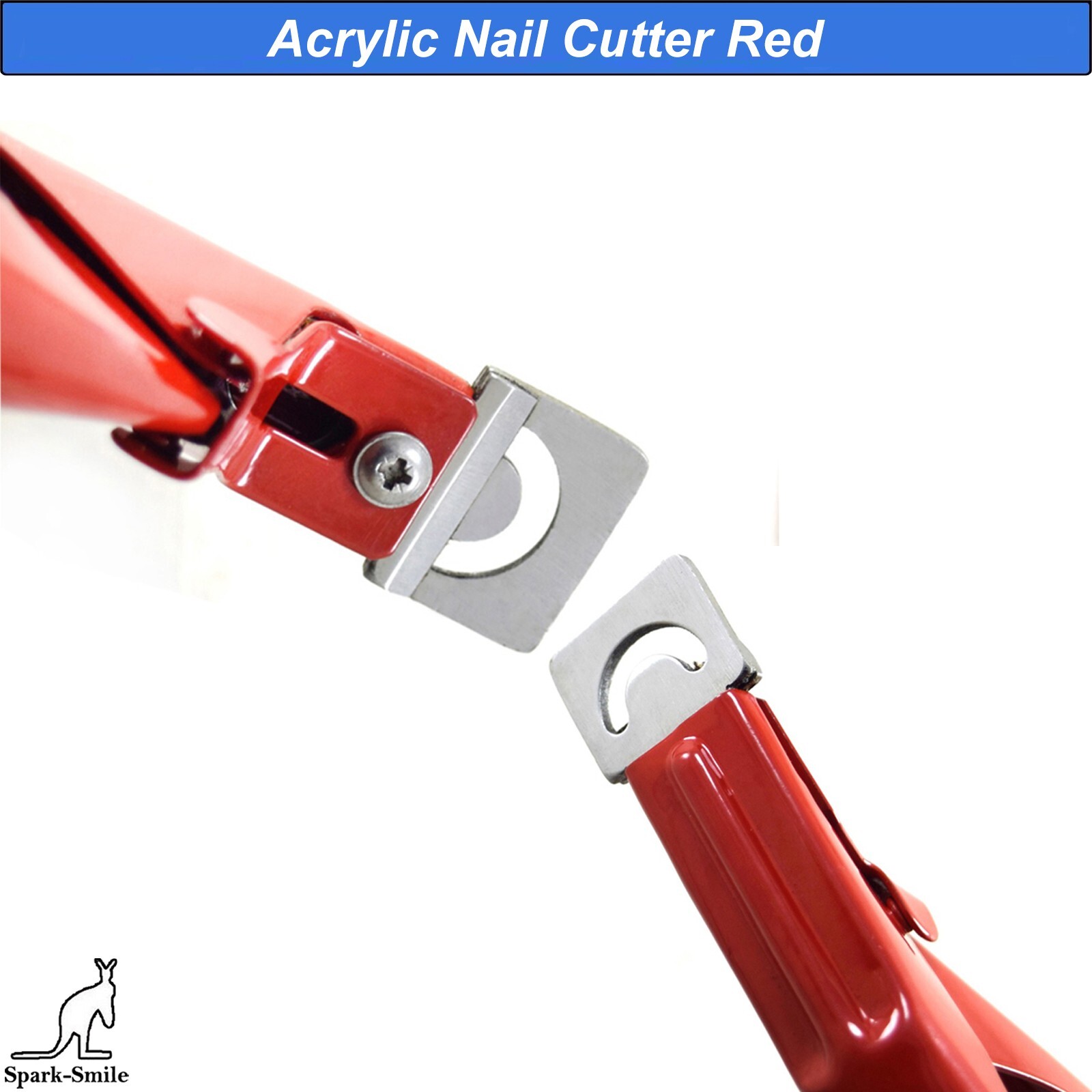 Professional Acrylic Tips Cutter Fake Nail Clipper With Spring Manicure Tools