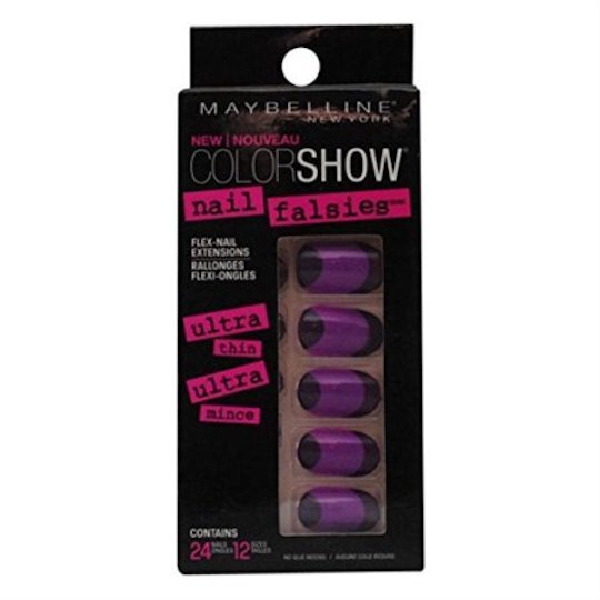 Maybelline Color Show Nail Falsies #40 Plum Sunset : 24 Nails / 12 Sizes