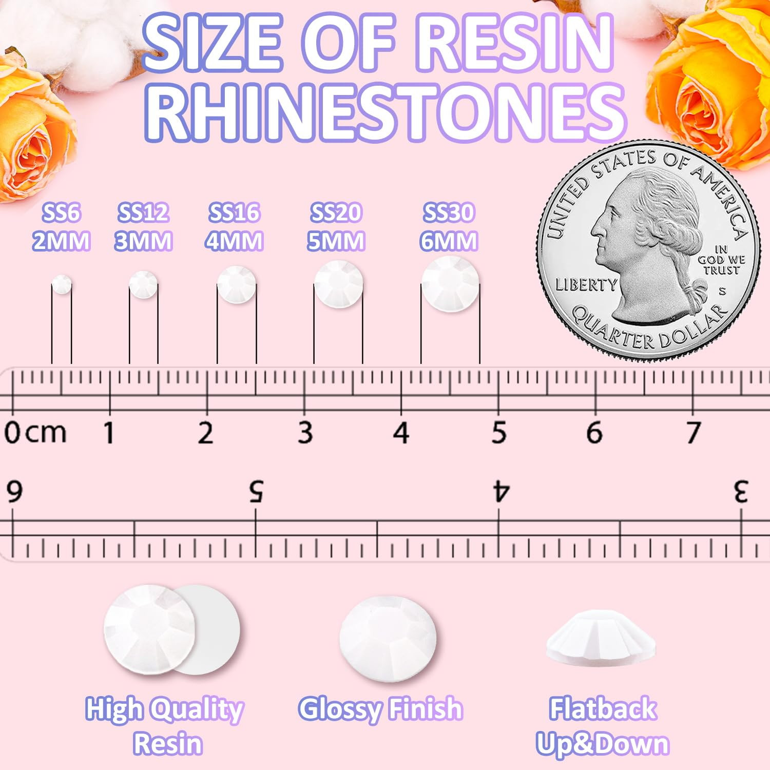 6000Pcs 3Mm Resin Jelly Rhinestones with 1Pcs 10Ml B7000 Jewelry Glue for Crafti