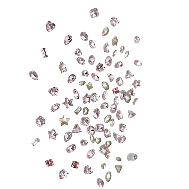 Glass Crystal Design 3D Nail Art Decorations Charm Diamond Jewelry Multi-Shape