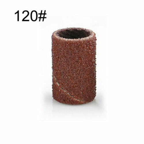 100pcs Sanding Bands Drills Bits Nail Art 80/120/180# Machine Gel Acrylic Tips