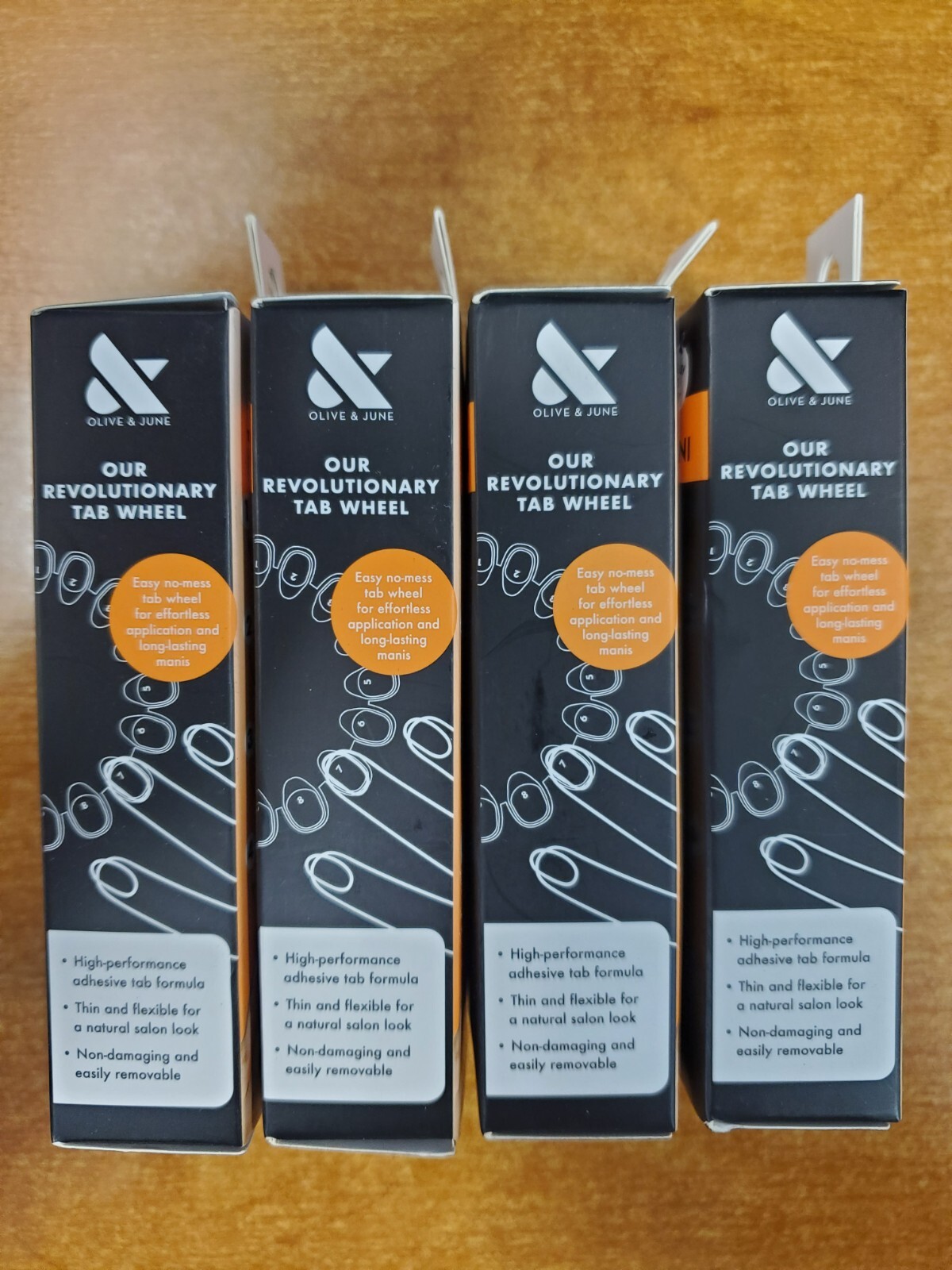 4 Pack: Olive & June Press On Nails Super Stick Mani Boogie Bones (9442) – R9P6b