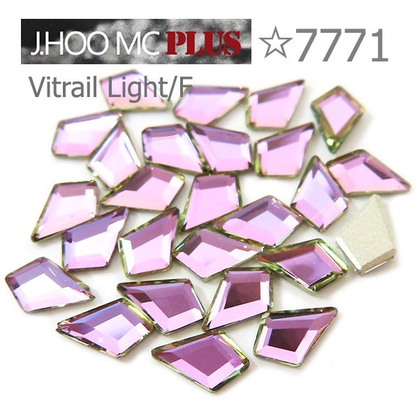 J.HOO Crystal 7771 Kite Flat Back Rhinestones 6.4×4.2mm Nail Art (10pcs)