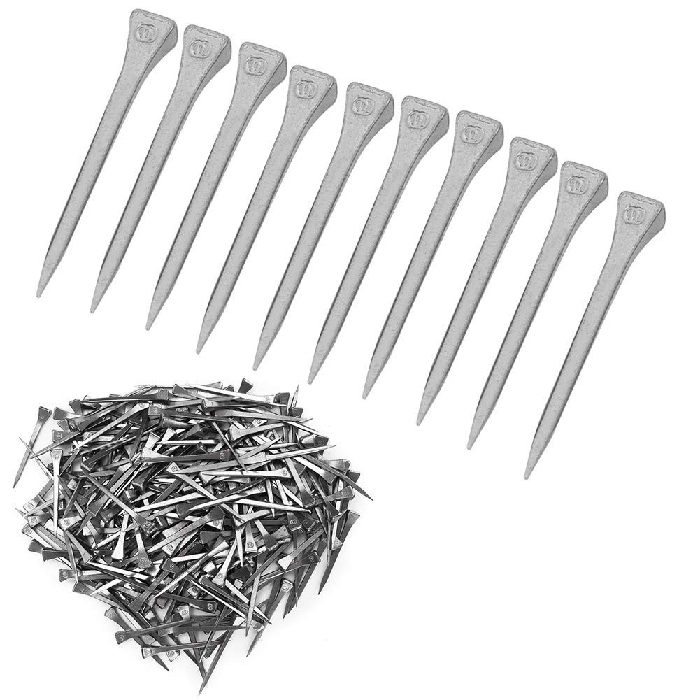 250PCS Horseshoe Nails Kit, 2.13in Steel Hoof Pegs for Equestrian Training & Too