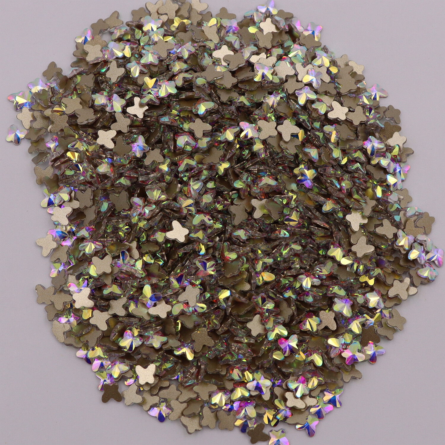 Nail Art Glass Rhinestones Glitter Diamond Crystal Gem 3D Tips DIY Decoration