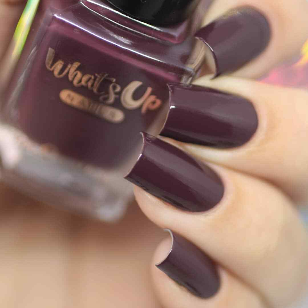 Tasting Trip Regular Polish (Dark Burgundy Brown Creme), Polish for Nail Art