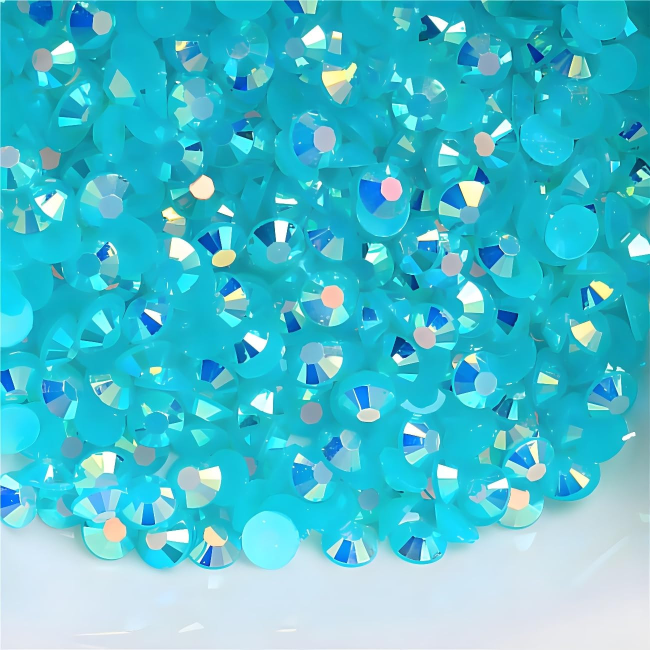 Flatback Rhinestones round Gems for Nails Art and Crafts 4000Pcs SS6 2Mm AB Crys