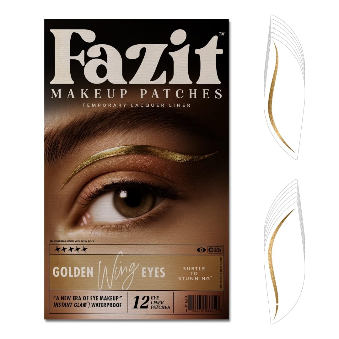 Makeup Patches Golden Wing Eyes Glow Up Glitter Accessories for Women Face