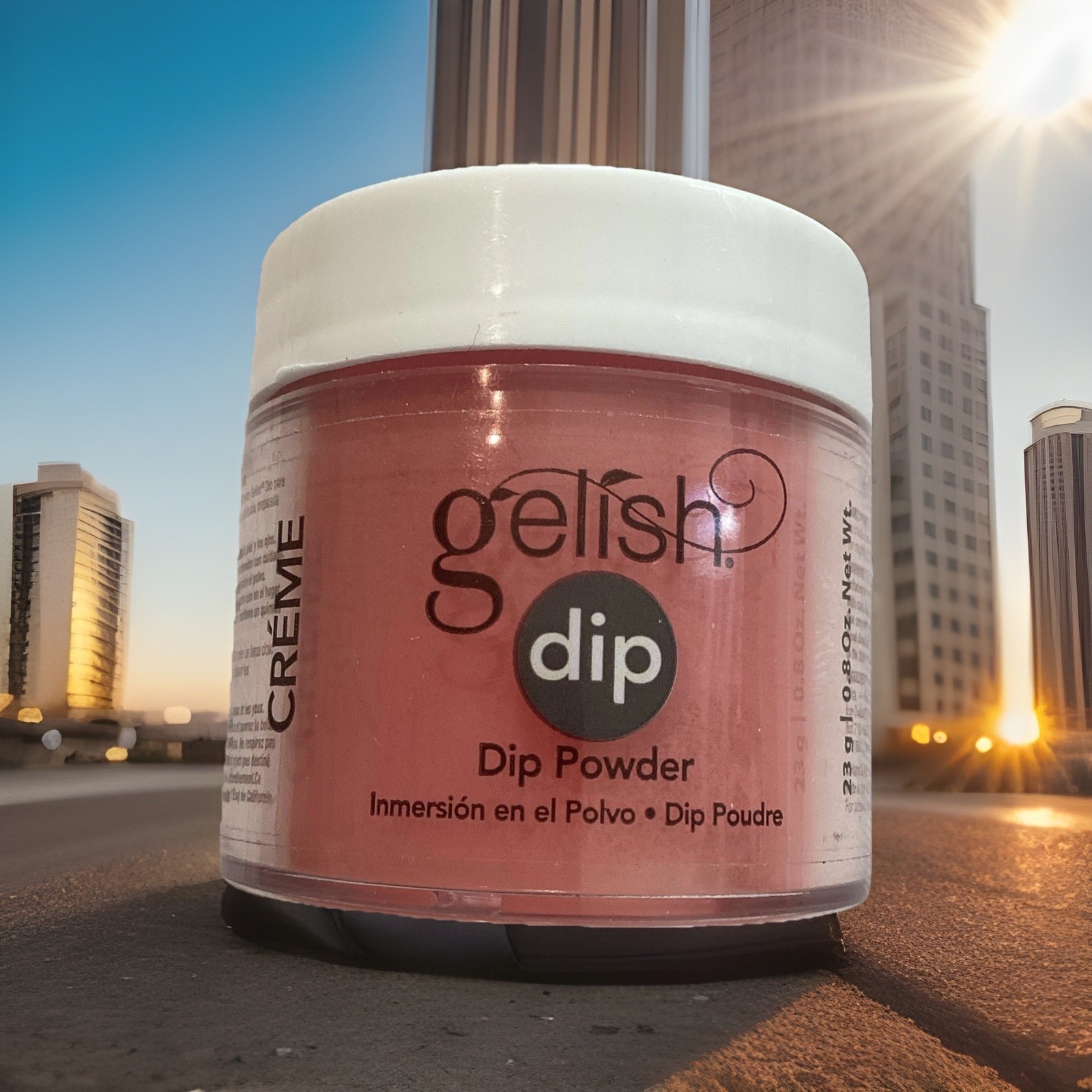 Gelish Dip Powder Essentials Prof Nail Art 23g/0.8oz UNSEALED Fire Cracker Red