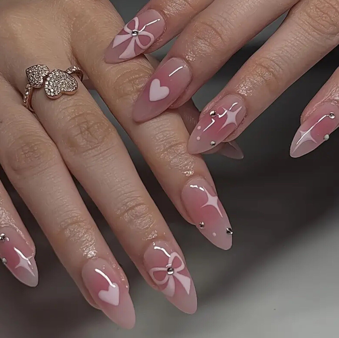 24pcs/set Acrylic Long Ballet Press on Nail Tips Coffin Wearing Reusable False