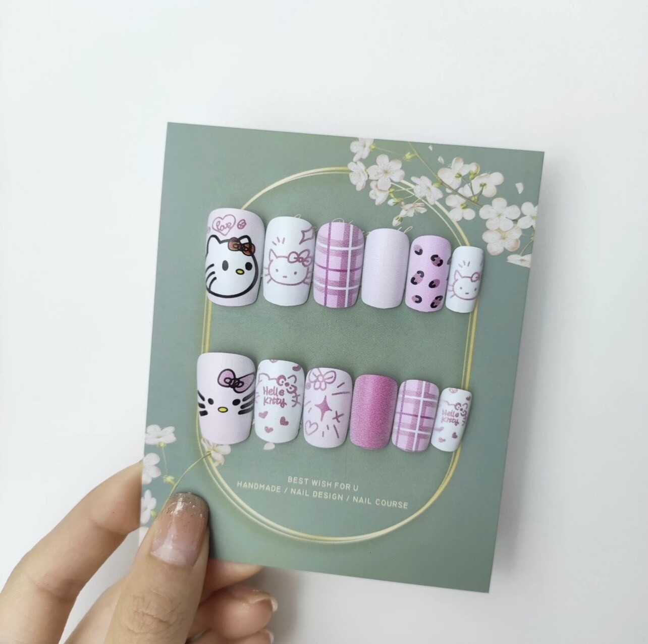 press on nails short-medium