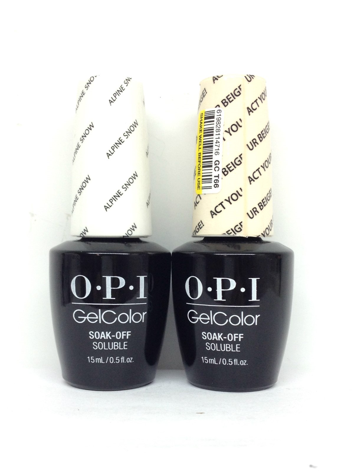 OPI Gelcolor French Manicure WIth Alpine Snow – Set of 2 – Pick Your Choice