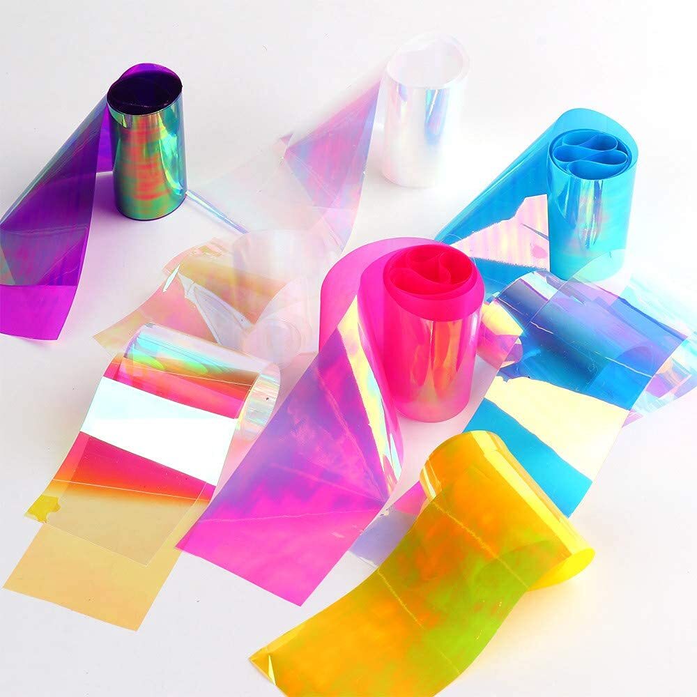 Broken Glass Style Nail Foil Stickers for Artistic Nail Design Decorations