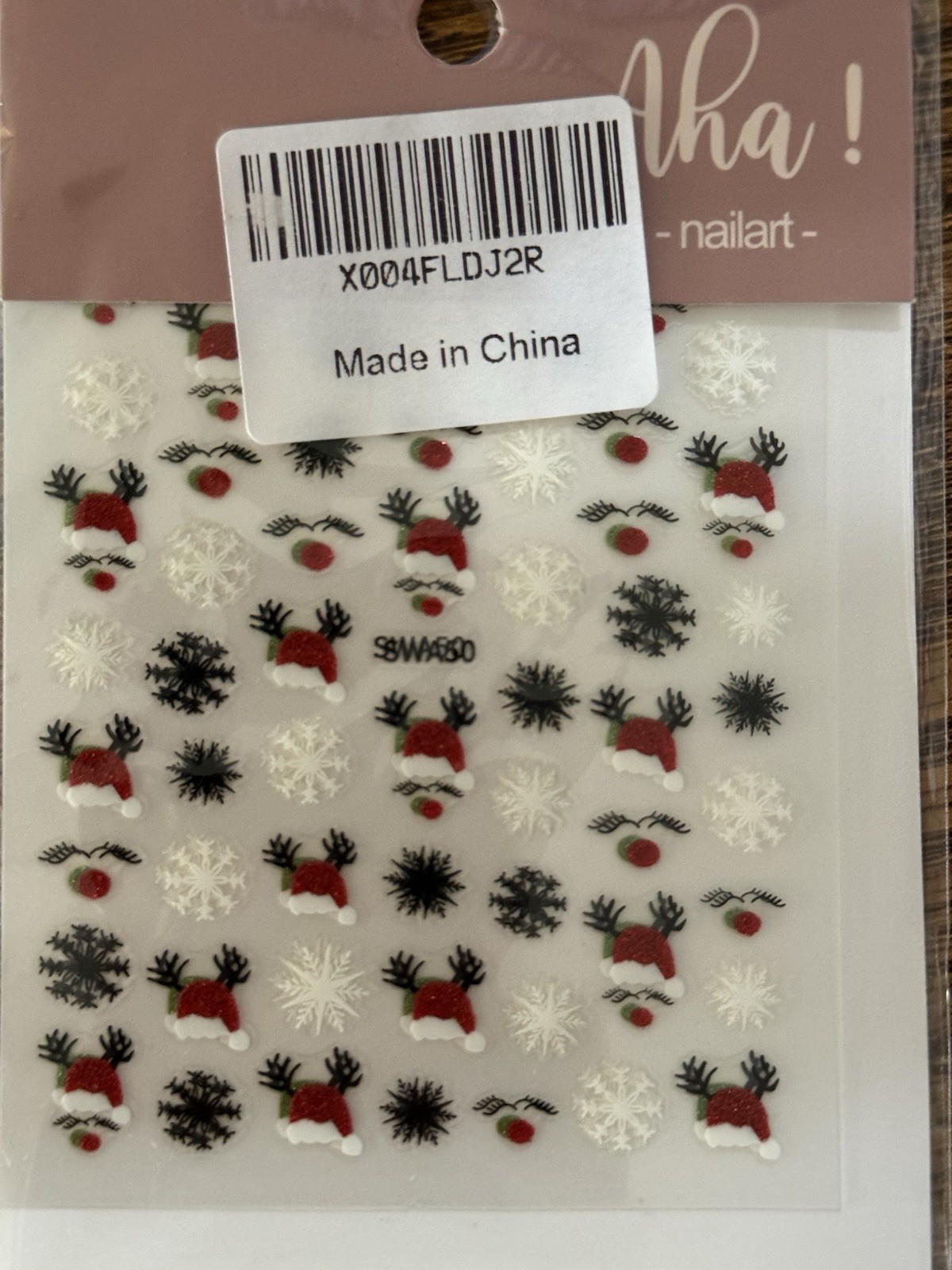 9 Pc Press On Nail Bundle Christmas Winter Nail Stickers DIY Nail Art New