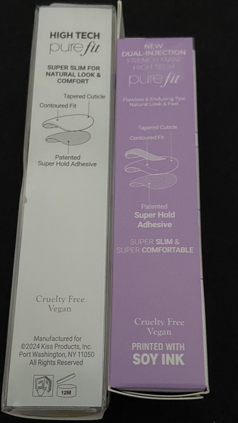 2 IMPRESS NO GLUE MANI PRESS ON NAILS PEEL AND PRESS-Sealed Box