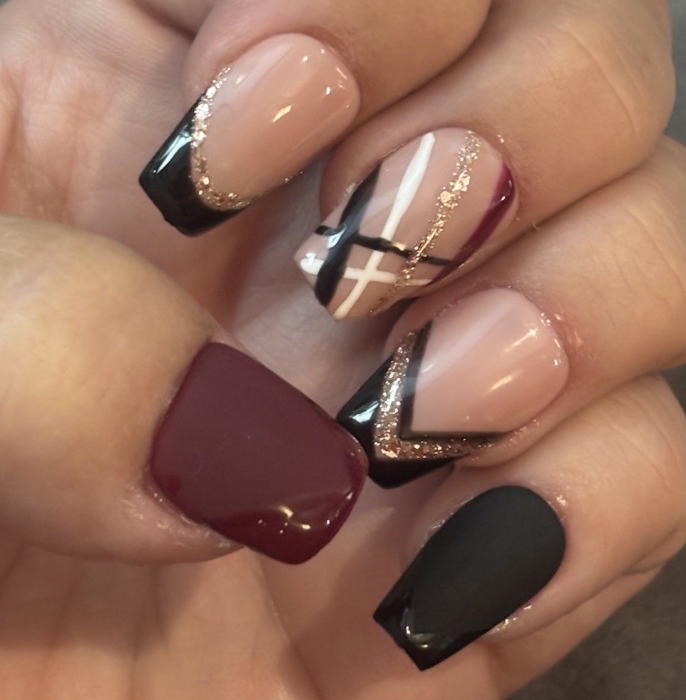 10-Piece Handmade Custom Gel Press-On Nails! Medium/short/X Short Fake nails