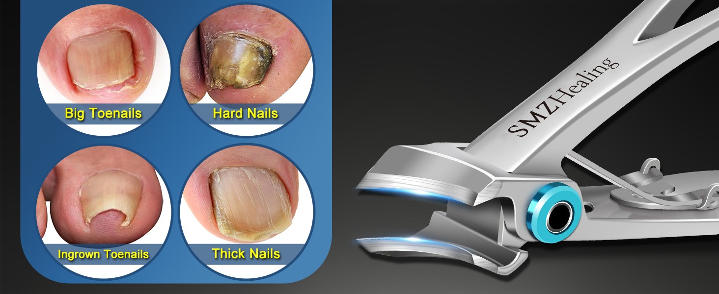 Toenail Clippers for Seniors Thick Toenails, 2026 Large Toe Nail Clippers for
