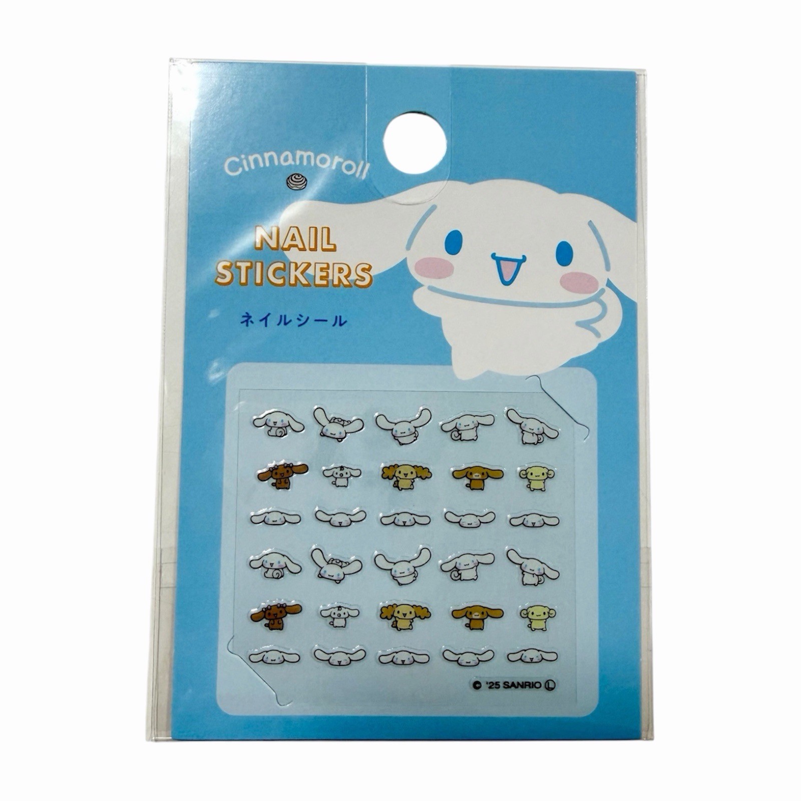 Sanrio Character Nail Art Stickers Set 3pcs Hello Kitty Cinnamoroll Kuromi Japa