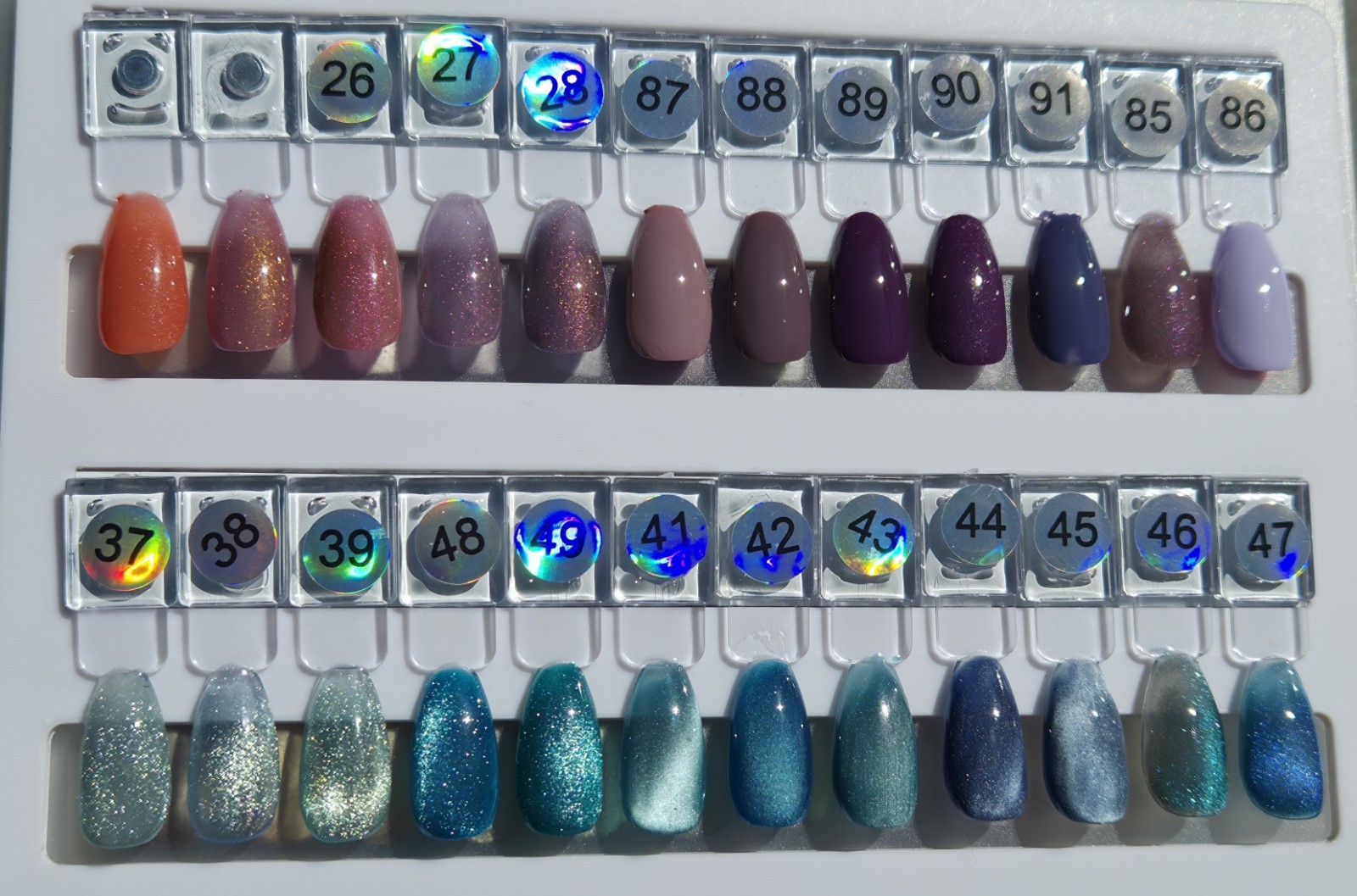 luxury Customized Press On Nails, your Choice of Color, Shape & Length