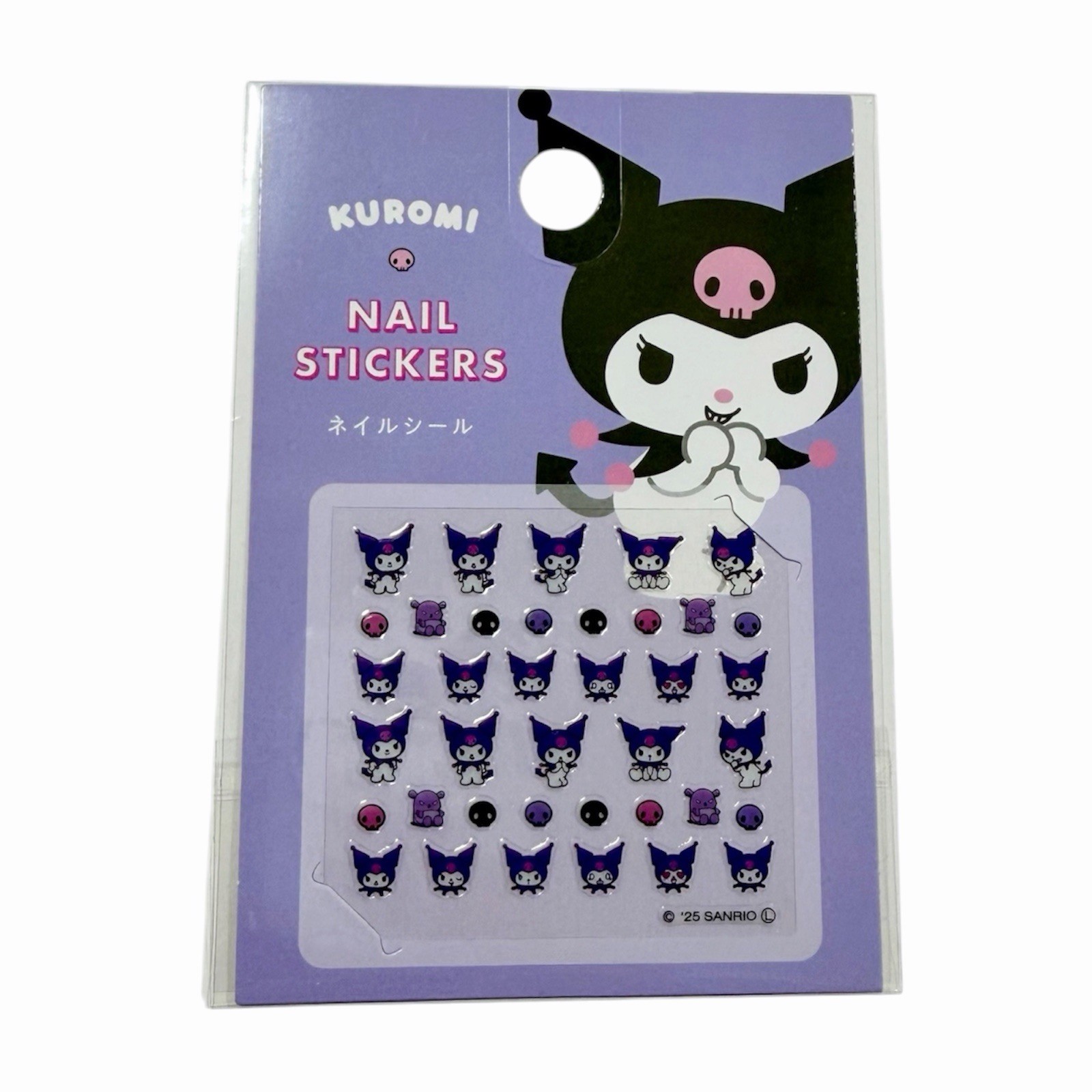 Sanrio Character Nail Art Stickers Set 3pcs Hello Kitty Cinnamoroll Kuromi Japa
