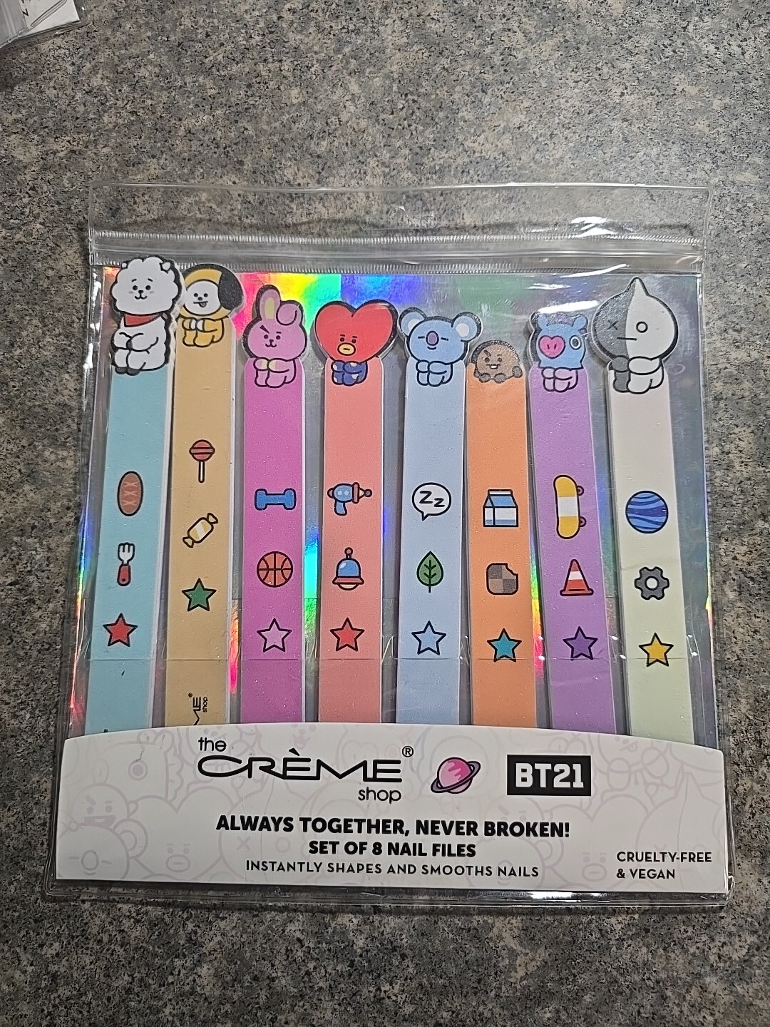 The Crème Shop BT21 Nail File, 8-Pk.