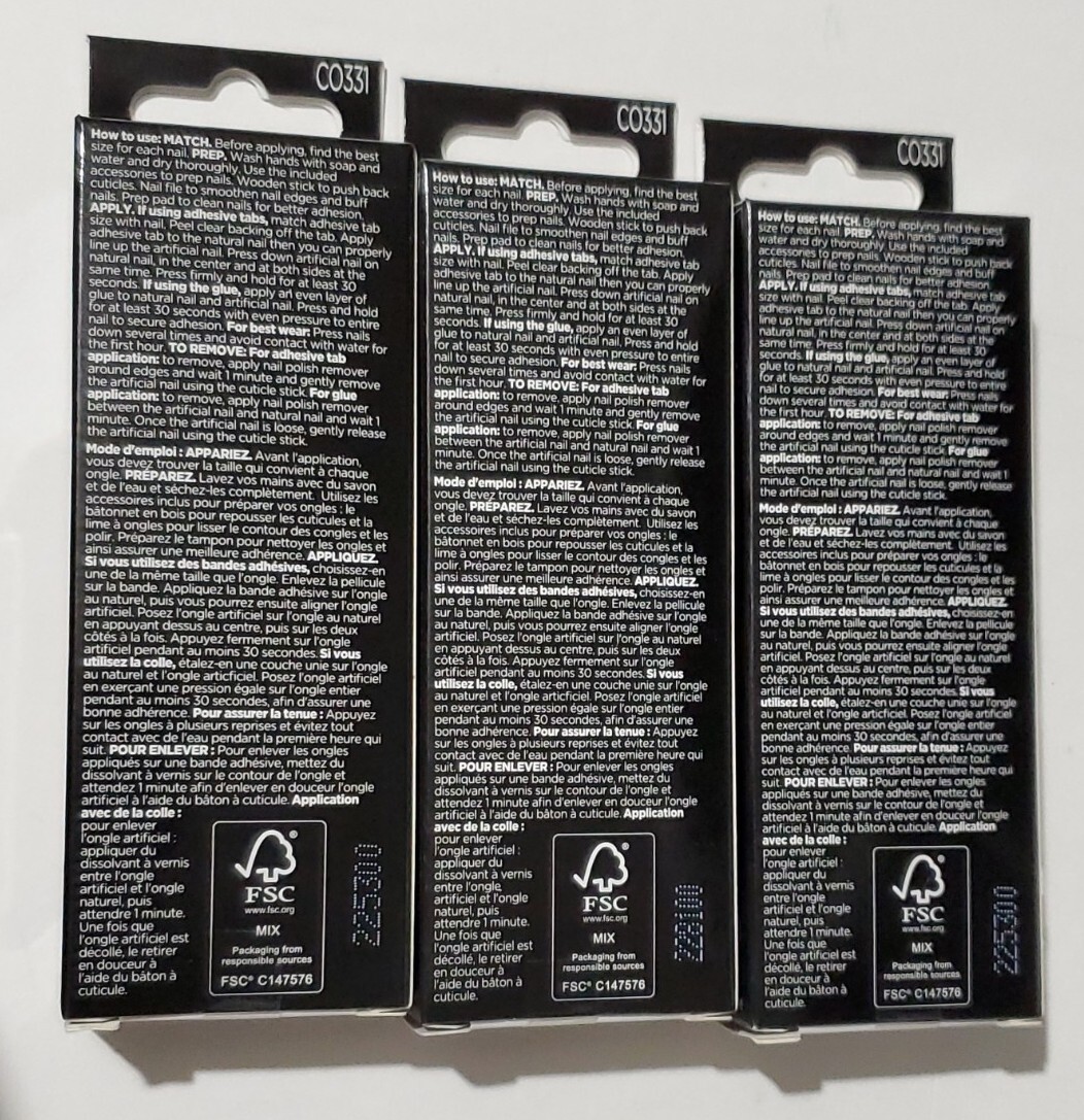 3Pk Sally Hansen Salon Effect Perfect Manicure Coffin Nails Meet Me In The Metal