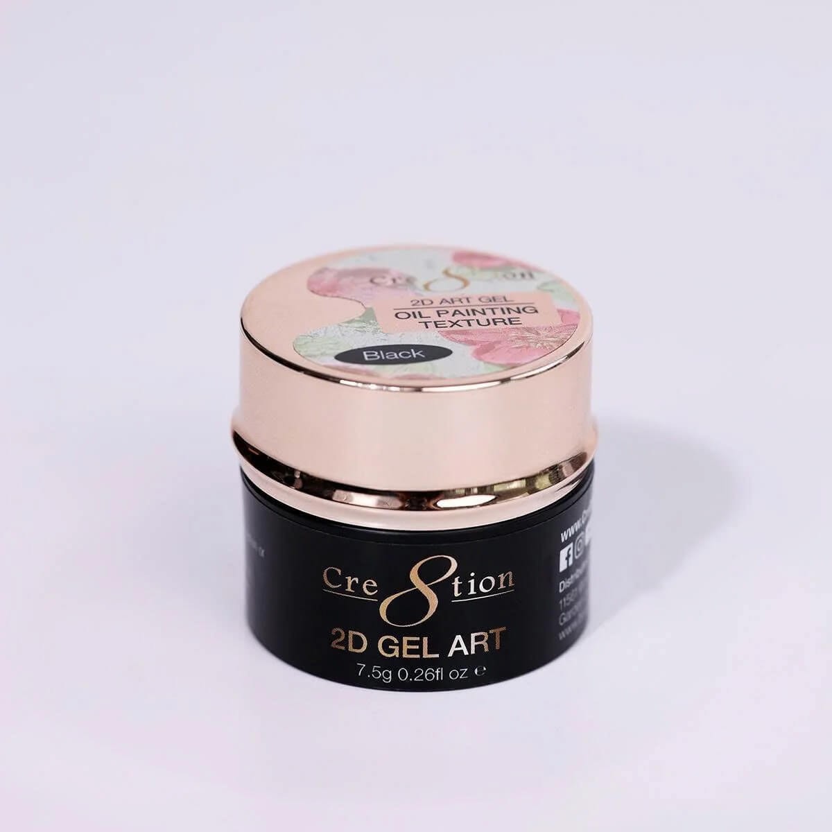 Cre8tion 2D Gel Art 0.26 oz Oil Painting Texture – Black