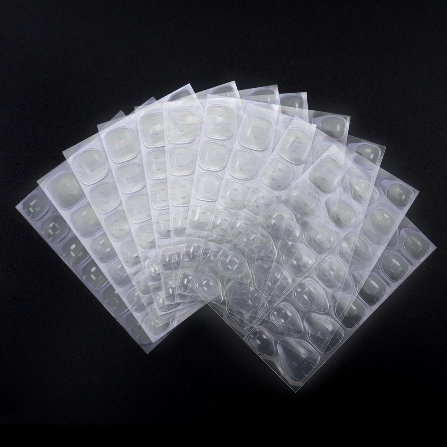 Blingkingdom 10 Sheets (240 PCS) Adhesive Tabs for Press-On Nails, Double Sided
